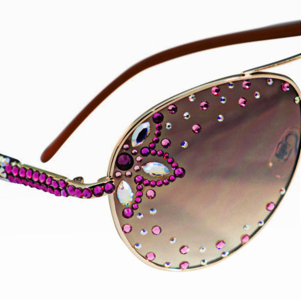 S/S LIMITED EDITION 'Periwinkle Majesty' Aviators
