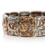 Dream Pillows 'Positive Amen' Metal-Art Stretch Bracelet