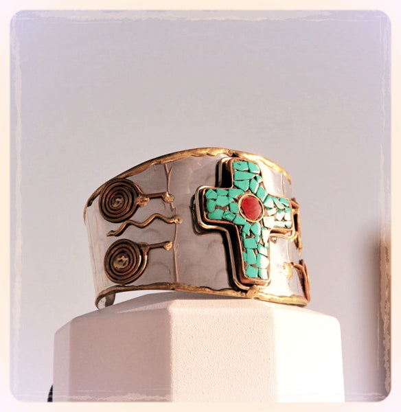 Cross Cultural Bangle Cuff