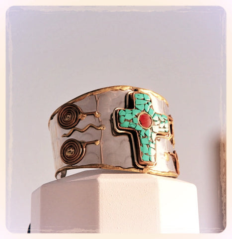 Cross Cultural Bangle Cuff