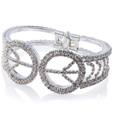 'Crystallized Peace' Evening Bangle