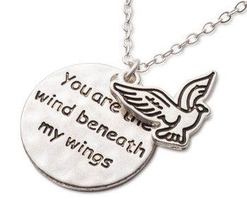 Wind Beneath My Wings Necklace